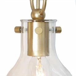 LALUZ 2-Light Matte Gold Modern Vanity Bathroom Vanity Light With Clear Glass -home bar shop e7b1cb1b040af2e5 9692 w800 h800 b0 p0