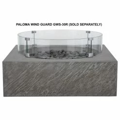 Pyromania Inc. 30" Round Glass Wind Guard For Round Fire Tables -home bar shop e7f16ea40238e222 9544 w800 h800 b1 p0