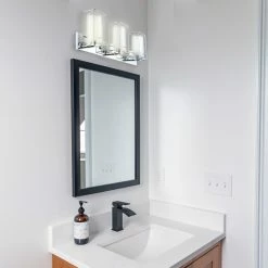 EGLO USA 3x60W Vanity Wall Light With Chrome Finish And Clear And White Glass 9 EGLO USA 3x60W Vanity Wall Light With Chrome Finish And Clear And White Glass -home bar shop eb5153ec03c84770 0145 w800 h800 b0 p0