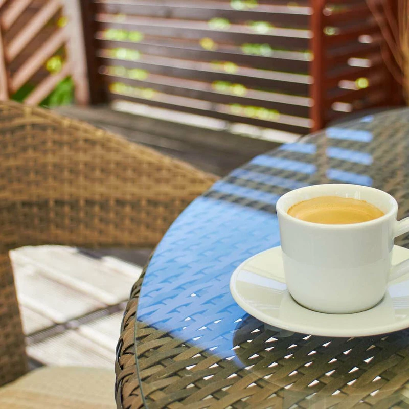 Fab Glass And Mirror 47 Inch Round 1/4 Inch Thick Flat Polished Tempered Glass Table Top 4 Fab Glass And Mirror 47 Inch Round 1/4 Inch Thick Flat Polished Tempered Glass Table Top - Image 4