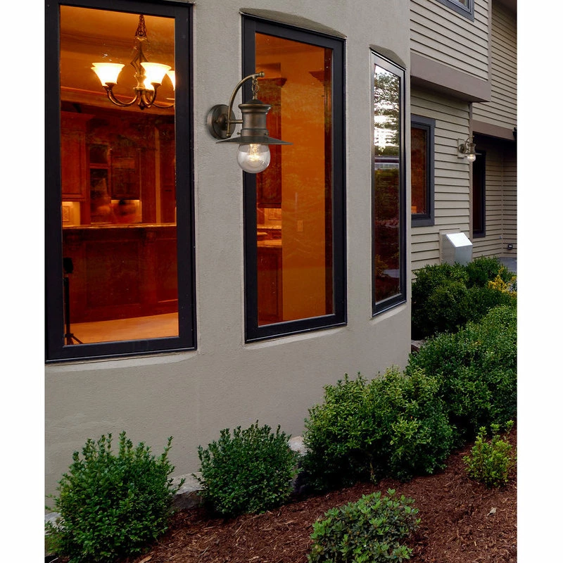 Elk Home Maritime 1-Light Wall Bracket, Hazelnut Bronze And Clear Seeded Glass 3 Elk Home Maritime 1-Light Wall Bracket, Hazelnut Bronze And Clear Seeded Glass - Image 3