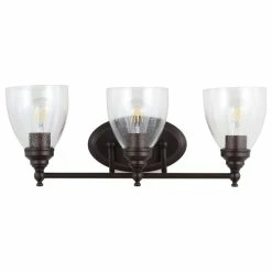 JONATHAN Y Marais Metal/Glass LED Vanity Light, Oil Rubbed Bronze, Width: 22.25" -home bar shop ed21700b03cab170 8555 w800 h800 b1 p0