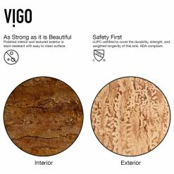 VIGO Rectangular Amber Sunset Glass Vessel Sink And Linus Faucet Set -home bar shop ef4137e90e9edb1c 7699 w800 h800 b1 p0