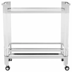 Safavieh Gianna Glass Bar Trolley