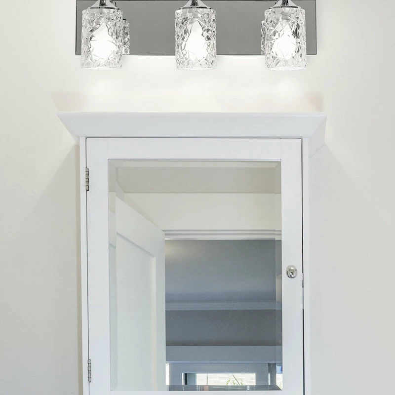 AFX, Inc. Annabel, 3-Light Vanity, Polished Chrome Finish/Clear Glass 4 AFX, Inc. Annabel, 3-Light Vanity, Polished Chrome Finish/Clear Glass - Image 4