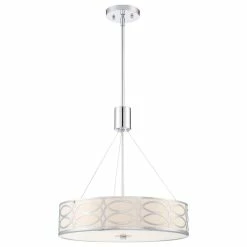 Kira Home Sienna Metal Drum Ceiling Light, Glass Diffuser, Chrome, Drum Chandeli 9 Kira Home Sienna Metal Drum Ceiling Light, Glass Diffuser, Chrome, Drum Chandeli -home bar shop f991256c00d25d0c 4436 w800 h800 b1 p0