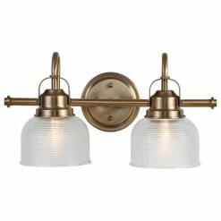 JONATHAN Y Virginia 1-light Metal/Glass LED Vanity Light, Brass Gold, 2-Light -home bar shop f9914c29037e5441 9716 w800 h800 b1 p0