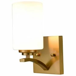 Moose.lighting San Remo Modern Wall Sconce Set Of 2 Cylinder Frosted Glass Shade -home bar shop fa612e34016220a0 8204 w800 h800 b1 p0