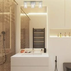 Kira Home Armstrong 22.5" Farmhouse / Bathroom Light, Cylinder Glass Shades 9 Kira Home Armstrong 22.5" Farmhouse / Bathroom Light, Cylinder Glass Shades -home bar shop fc91ddd802ea276e 8444 w800 h800 b0 p0