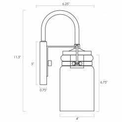 Kira Home Wyer 11.5" Farmhouse Wall Sconce + Glass Jar Shade, Dimmable, Bronze 13 Kira Home Wyer 11.5" Farmhouse Wall Sconce + Glass Jar Shade, Dimmable, Bronze -home bar shop fd6141230b4ce88f 8741 w800 h800 b1 p0