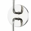 Hudson Valley Lighting Kayla 2-Light Bath Bracket, Polished Nickel, Clear Glass