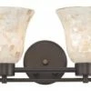 Destination Lighting Bathroom Light With Mosaic Glass - Four Lights