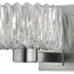 Hudson Valley Lighting Anson 1-Light Bath And Vanity With Clear Glass, Satin Nickel
