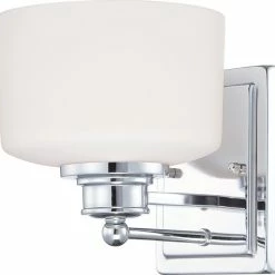 Satco Lighting Soho 1 Light - Vanity Fixture With Satin White Glass