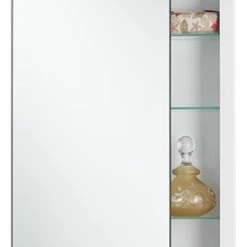 Rangaire Cove 16" X 36" Recess Mount Glass Shelves Medicine Cabinet