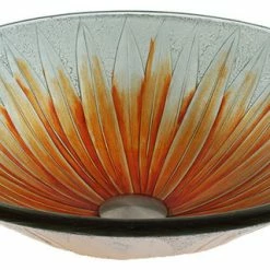 Dawn Kitchen & Bath Products, Inc Dawn Tempered Glass Handmade Vessel Sink-Round Shape