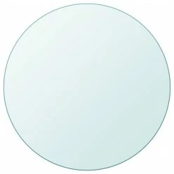Vida XL International B.V. Vidaxl Table Top Tempered Glass Round 15.7"