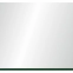 Spancraft Ltd. 19" Square Glass Top 3/8" Thick With Flat Polish Edge And Touch Corners