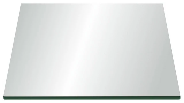 Spancraft Ltd. 25" Tempered Square Glass Table Top, 3/8" Thickness, Flat Polish 1 Spancraft Ltd. 25" Tempered Square Glass Table Top, 3/8" Thickness, Flat Polish