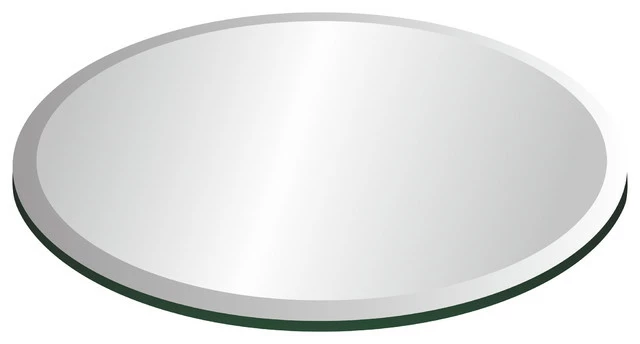 Spancraft Ltd. 18" Tempered Glass Round Table Top, 1/2" Thickness, 1" Bevel 1 Spancraft Ltd. 18" Tempered Glass Round Table Top, 1/2" Thickness, 1" Bevel