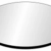 Spancraft Ltd. 18" Tempered Glass Round Table Top, 3/8" Thickness, Pencil