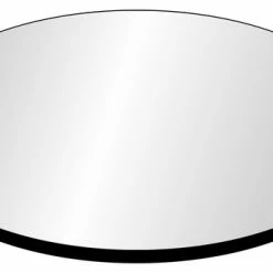 Spancraft Ltd. 18" Tempered Glass Round Table Top, 3/8" Thickness, Pencil