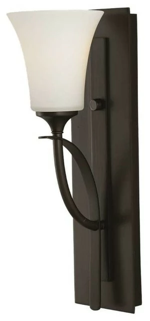 Joshua Marshal 1 Light Oil Rubbed Bronze Opal Etched Glass Bathroom Sconce 1 Joshua Marshal 1 Light Oil Rubbed Bronze Opal Etched Glass Bathroom Sconce