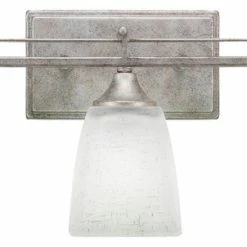 Toltec Lighting Uptowne 3 Light Bath Bar With 4.5" White Muslin Glass